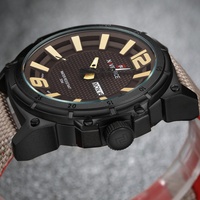 Montre sport pour homme Naviforce 9066, quartz, étanche, avec date, haute qualité, montre-bracelet sport quartz avec date