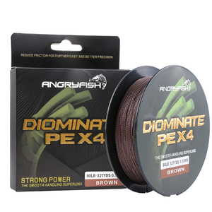 Angryfish Chất lượng cao 4 sợi nhiều màu nổi bện PE Dây Câu cá 327yds cường độ cao cho dòng suối hồ & sông sử dụng - Product Image 4