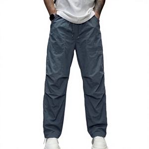 <span class=keywords><strong>Pantaloni</strong></span> da <span class=keywords><strong>Uomo</strong></span> in Nylon Stile Paracadute, Taglio Ergonomico 3D, Leggeri e ad Asciugatura Rapida, <span class=keywords><strong>Pantaloni</strong></span> Cargo Urbani Techwear Streetwear - Product Image 2