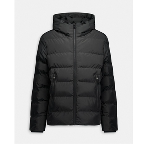 Export Quality Windproof Waterproof Reflective Satin Long <b>Thin</b> Quilted Puffer Jacket Front for Summer Factory Warehouse Outdoor - Product Image 4