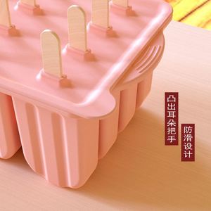 Cuốn tiểu thuyết 12 khoang Silicone cấp thực phẩm Popsicle khuôn nhiều màu không dính băng Lolly khay di động tái sử dụng không dính băng Lolly - Product Image 3