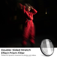 Filtre Prisme Double Face Effet Ghosting 82mm Professionnel pour Appareil Photo – Accessoire de Photographie en Verre Optique