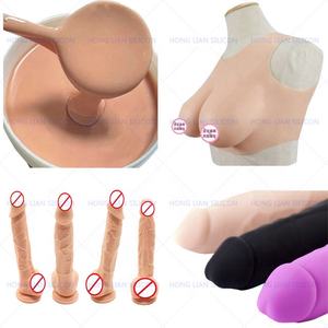 Superzacht siliconen Shore 00 vloeibaar siliconenrubber additiehardenend AB-componenten echt huidgevoel voor het maken van seksspeeltjes - Product Image 5