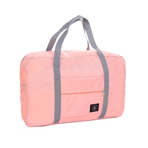 La industria China al por mayor bolsa de viaje reutilizable personalizada RPET bolsa de almacenamiento plegable para ropa bolsa plegable de viaje - Product Image 5