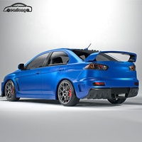 Parachoques para Mitsubishi Lancer 2009-2015, Actualización Estilo FQ con Parachoques Delantero, Parachoques Trasero, Faldón Lateral y Otros Accesorios Exteriores para Automóvil