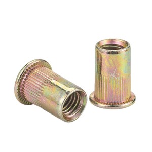 Tuerca Remachable GUBORT de Cabeza Plana, Acero con Bajo Contenido de Carbono, Zincado, Autosegurante, Grado A, Nivel 4 - Product Image 2