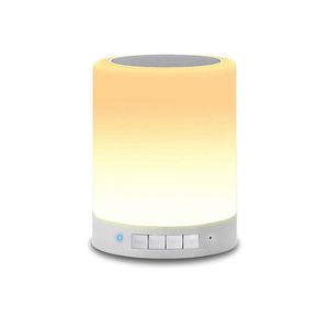 Lámpara Inteligente <span class=keywords><strong>con</strong></span> Sensor Táctil, Anillo de Fiesta Táctil <span class=keywords><strong>con</strong></span> Ambiente Disco, Altavoz Inalámbrico Portátil <span class=keywords><strong>con</strong></span> Luz Ambiental LED - Product Image 1