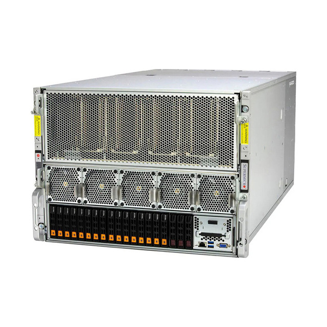 SuperMicro SYS-821GE-TNHR GPU Server 8U Rack for H100 H200 H800 PCIE/SXM AI Computer Graphics Card Case