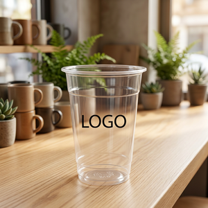 Jiuzhou _ Customized Logo PP-Y500ml Disposable <b>Bubble</b> <b>Boba</b> Tea Plastic Cup - Product Image 3