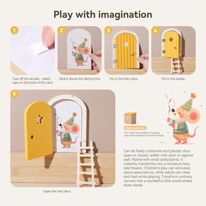 Juguetes de madera nórdicos de elfos para decoración transfronteriza, juguetes educativos de madera, adornos, juguetes para niños - Product Image 4
