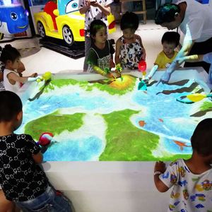 Mesa de Arena Interactiva con Proyección AR, Equipo Todo en Uno, Juego de Mesa de Arena para Niños, Castillo Inflable, Equipo de Apoyo - Product Image 1