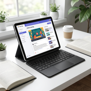Tablette portable pour étudiants CoreNest 10,1 pouces avec clavier détachable, processeur Intel Core M3 <span class=keywords><strong>8100Y</strong></span>, 12 Go de RAM, écran tactile, ordinateur portable éducatif - Product Image 2