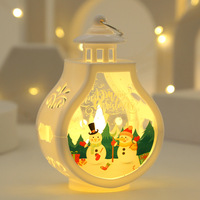 Décorations de Noël Nouvelle Led Petite Lampe À Huile Lanterne De Noël Décoration De Noël Portable Lumière Ornements De Noël