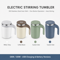 Tasse à agitation magnétique automatique, shaker à café électrique, recharge USB, bouteille portable pour lait de soja et protéines, 360g 10cm, maison et bureau