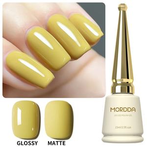 Venta directa de fábrica Nuevo esmalte de <span class=keywords><strong>uñas</strong></span> amarillo <span class=keywords><strong>mostaza</strong></span> de gama alta Color puro Salón de <span class=keywords><strong>uñas</strong></span> de larga duración Botella de 15ml - Product Image 1