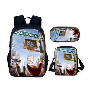 กระเป๋าเป้สะพายหลังนักเรียนลินดา ครอส บอร์เดอร์ ซูโทเปีย <span class=keywords><strong>2</strong></span> และกระเป๋าสะพายไหล่ ชุดสามชิ้น ซูโทเปีย <span class=keywords><strong>2</strong></span> ชุดกระเป๋าเป้เด็ก - Product Image 3