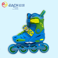 Patins à roulettes EACHkids de haute qualité et abordables pour enfants avec cadre en alliage d'aluminium et roues en PU 82A à rebond élevé