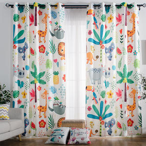 ผ้าม่านลายการ์ตูนสัตว์แฟชั่นใหม่ปี <span class=keywords><strong>2021</strong></span> สำหรับห้องนั่งเล่นและห้องนอน - Product Image 4