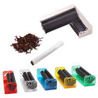Machine à rouler manuelle portable de haute qualité pour cigarettes 70mm/78mm/110mm, en plastique, pour rouler les feuilles de cigarette