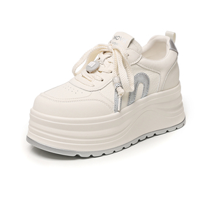 Chaussures Femme Printemps 2026 Nouveautés Mocassins Décontractés à Semelle Épaisse et Talon Rehaussé Chaussures Femme Tendance - Product Image 6