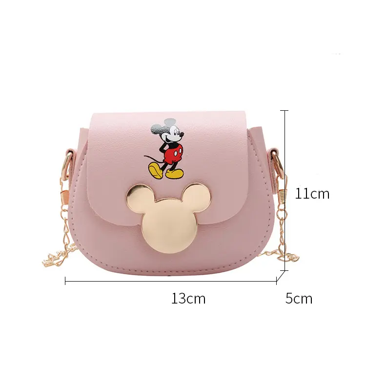 2022 Fashion Pattern Mini Children Chain Coin Purse Pu Messenger Shoulder Bag For Little Girls