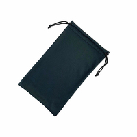 Étui à lunettes souple en microfibre 6006 avec lunettes de soleil et pochettes à lunettes pratiques à double tirage