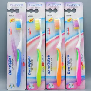 Toothbrush Factory Oem Custom Toothbrush Luxury Colorful Adult Toothbrush