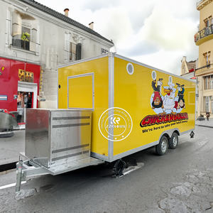 Camion de cuisine mobile 2025, foodtruck, chariot à glaces avec roues, camion de restauration rapide, hot-dog, barbecue, remorque de restauration à vendre - Product Image 6