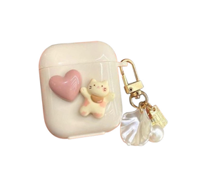 Offre Spéciale dessin animé 3D chat <span class=keywords><strong>coeur</strong></span> TPU étui pour écouteurs pour <span class=keywords><strong>Airpods</strong></span> 1 2 3 4 génération pendentif écouteur étui de protection pour <span class=keywords><strong>Airpods</strong></span> - Product Image 4