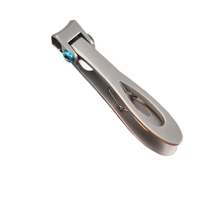 Ensemble de coupe-ongles professionnel de haute qualité en acier inoxydable noir, à mâchoires larges, coupe-ongles aiguisé pour les doigts, type beauté - Product Image 1