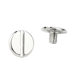 10 pièces/sac Vis Chicago à fente en acier inoxydable 304/acier au carbone nickelé, vis à capuchon M3, rivets, grade 4.8/A2-70 - Product Image 3