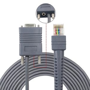 Cable de alimentación de escáner de código de barras de cobre puro 3M DB9 a RJ50 RS232 a Rj45 Cable de lector de código QR para Zebra Symbol LS1203 LS2208 <span class=keywords><strong>LS4208</strong></span> - Product Image 5