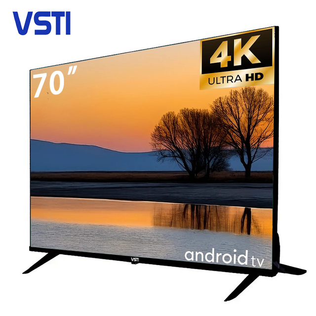 Smart 70 inch Android TV 4k High Quality Android 55 65 75 85 98 100 inches Support Customization
