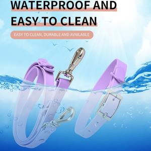 Collar de PVC para <span class=keywords><strong>Perro</strong></span>, Arnés de Poliéster Duradero, Productos para Hond Cane Animaux <span class=keywords><strong>Collier</strong></span> Chien Hunde, Accesorios para Mascotas, Correa - Product Image 3