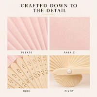 Éventail en bois personnalisé, éventail en bambou, grand éventail en bambou, cadre personnalisé, artisanat, danse, tissé, Espagne, cercle, japonais
