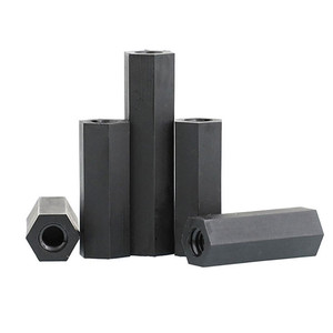 M2 M2.5 M3 M4 M5 M6 Black Nylon Hex <b>Standoff</b> Spacer Fastener Plastic Motherboard <b>Standoff</b> Manufacturer Supply - Product Image 2