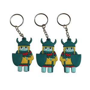 Custom 2D 3D PVC Soft Rubber Keychain Cute Cartoon <b>Anime</b> Silicone <b>Keychains</b> With Brand Logo Luggage Tag Keyrings - Product Image 3