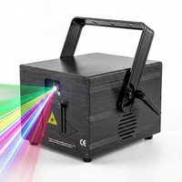 Mini proyector láser de animación RGB, luz láser de haz con control DMX512 ILDA, iluminación profesional para escenarios, discotecas y eventos nocturnos