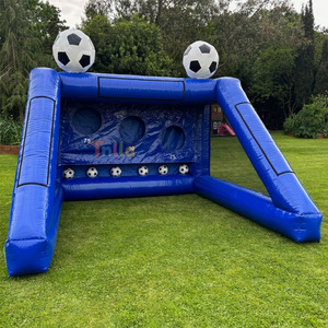 Jeu gonflable interactif personnalisé pour l'extérieur, jeu <span class=keywords><strong>de</strong></span> tir au football gonflable pour équipes, jeu <span class=keywords><strong>de</strong></span> tir sur cible <span class=keywords><strong>de</strong></span> but <span class=keywords><strong>de</strong></span> football - Product Image 5
