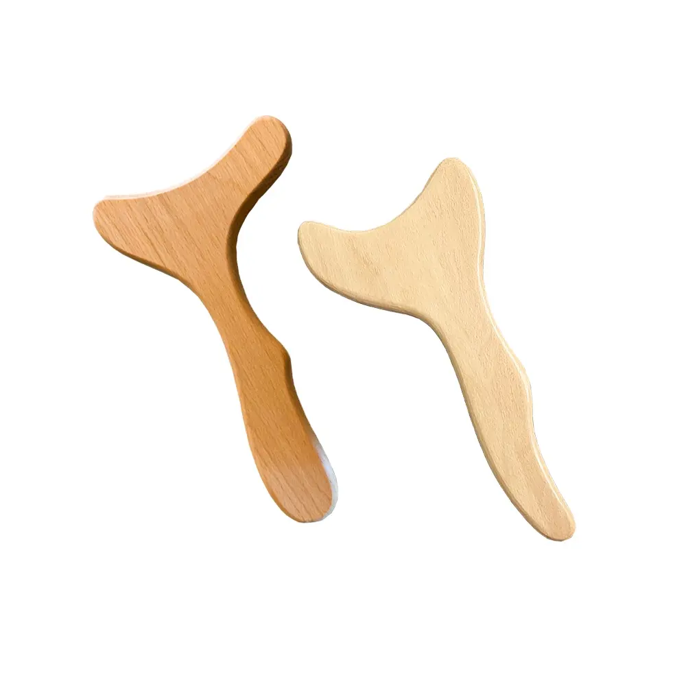 Lymphatic Drainage Tool Wood Gua Sha Therapy Massage Anti Cellulite Paddle Massager Tools