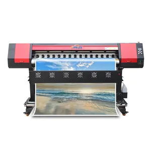 China Cheap Digital Inkjet Machine Printing Roll to Roll Banner Printing Machine