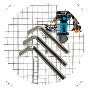 Oferta Especial: Llave Allen M2 M4 M6 M8 M10, Llave Hexagonal Tipo L Personalizada, Acero al Carbono Niquelado 45, Herramienta de Sistema Métrico de Buena Calidad - Product Image 3