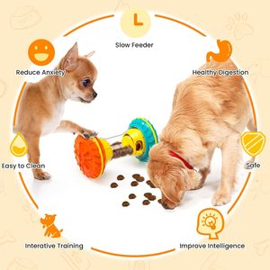 Juguetes Interactivos para Perros para el Aburrimiento, Juguete de Enriquecimiento para Mantenerlos Ocupados, Dispensador de Premios de Alimentación Lenta - Product Image 6