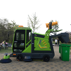 Barredora de Calles Industrial Grande con Función de Descarga Automática, Máquina de Limpieza de Suelos de Alta Eficiencia para Fábricas y Parques - Product Image 2
