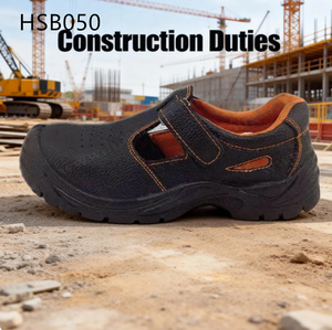 LXG, Zapatos de Seguridad con Parte Superior de Cuero Nubuck y Malla, Inserto de Acero, Resistentes, Tipo Pantuflas, <span class=keywords><strong>HSS86</strong></span> - Product Image 5