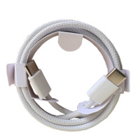 Cable de Carga Rápida PD de 60W, Trenzado, Tipo C a Tipo C, para iPhone 17/16/15, Cable de Datos USB-C
