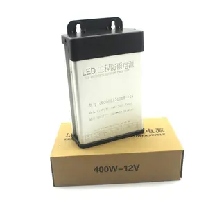 Adaptador a prueba de lluvia de 400W conmutación Dc China 12 V Smps Powersupply 12 voltios Ac interruptor de luz suministro Acdc Módulo fuente de alimentación Led