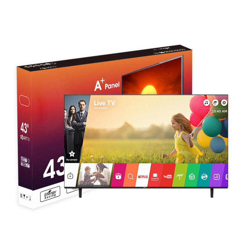Custom 4K TV Logo Smart TVs with Android Wide Screens