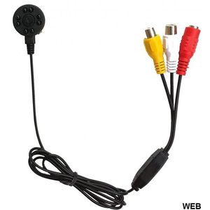 Ahd Color <b>Micro</b> <b>Camera</b> 3.6mm With Mic And 8 Ir Led For Surveillance - Product Image 1