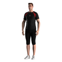 Sous-vêtements de compression pour le football américain, couche de base, évacuation de l'humidité et ventilation latérale, panneau en maille pour l'entraînement et la compétition